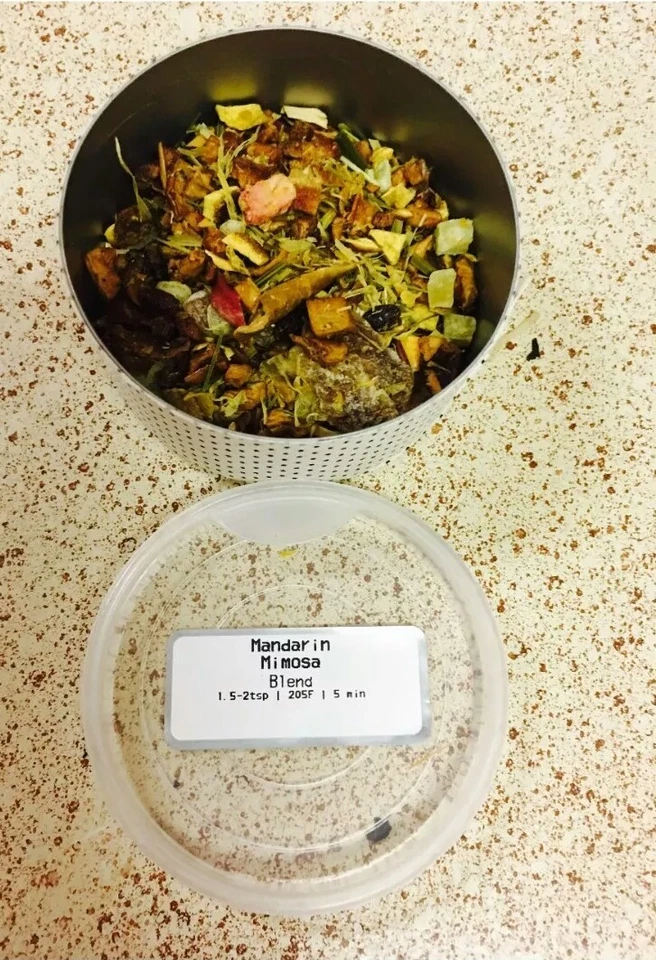 TEAVANA MANDARINA MIMOSA Hoja Suelta Mezcla de Té Verde Paquete Fresco Stock Limitado Foto 3 de 4