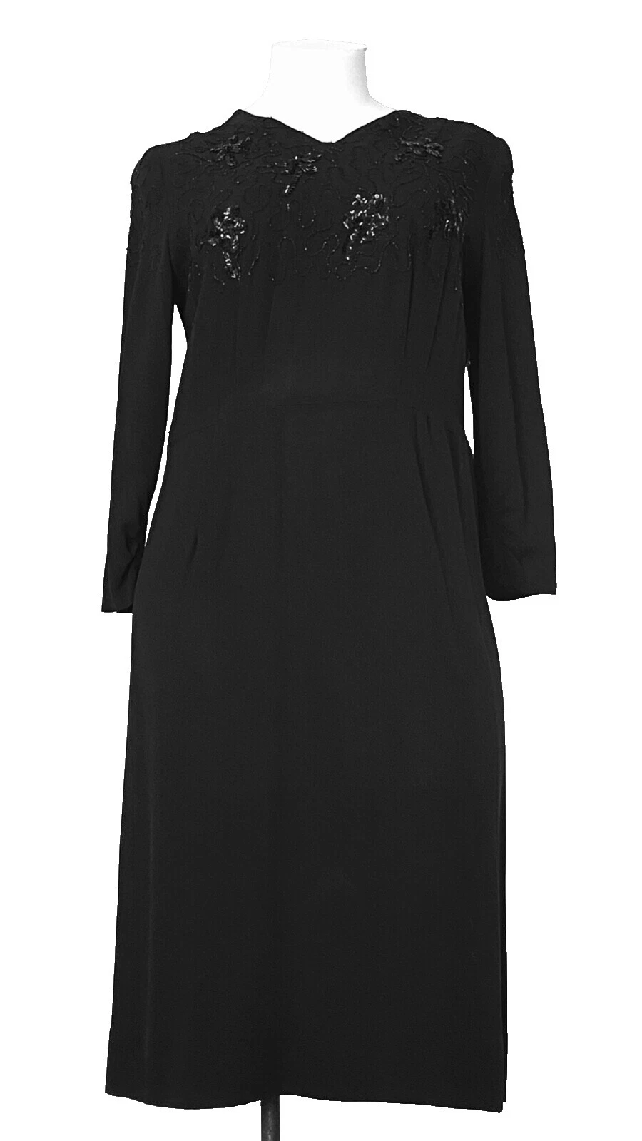 Sequin Black 1940s Vintage Clothing, Shoes & Accessories