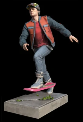 Figurine à peindre résine MARTY 8.5 cm échelle 1:24 film BACK TO THE FUTURE