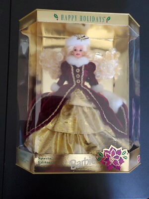BRAND NEW* Mattel 15646 Barbie Happy Holidays 1996 Special Edition
