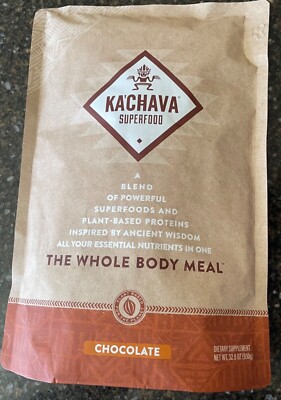 Ka Chava All-In-One Nutrition Shake Blend Chocolate Superfoods 2 Lbs EXP 11/2025