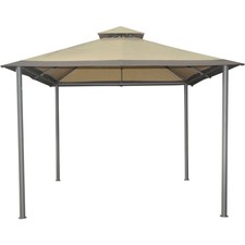 Palm Springs Garden Outdoor Patio 11.5ft Circular Canopy Gazebo with Steel Frame Palm Springs Garden Outdoor Patio 11.5ft Circular Canopy Gazebo with Steel Frame