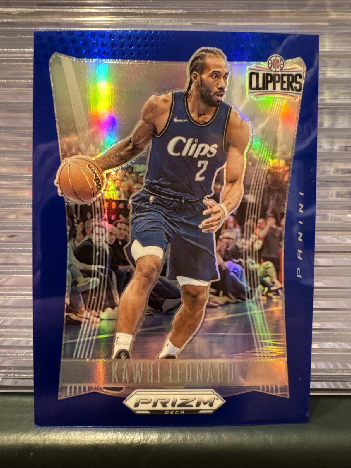 Kawhi Leonard 2023-24 Prizm DECA True Blue /149 LA Clippers