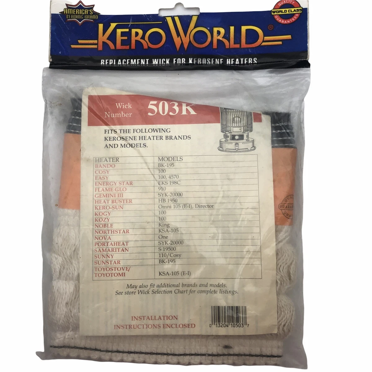 Kero-Sun Omni-105 (E-F-G-H-I-DIRECTOR) Wick Kero World 503K Replacement Wick  13204105037 | eBay
