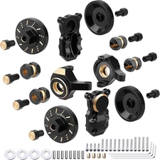 Hobbypark Front Steering Knuckles Wheel Weights Diff Cover Front Rear Extended 7