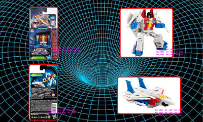 Transformers Legacy Core Class SEEKER Starscream 3.5'' +Dual Null Rays F-15 EAGLE