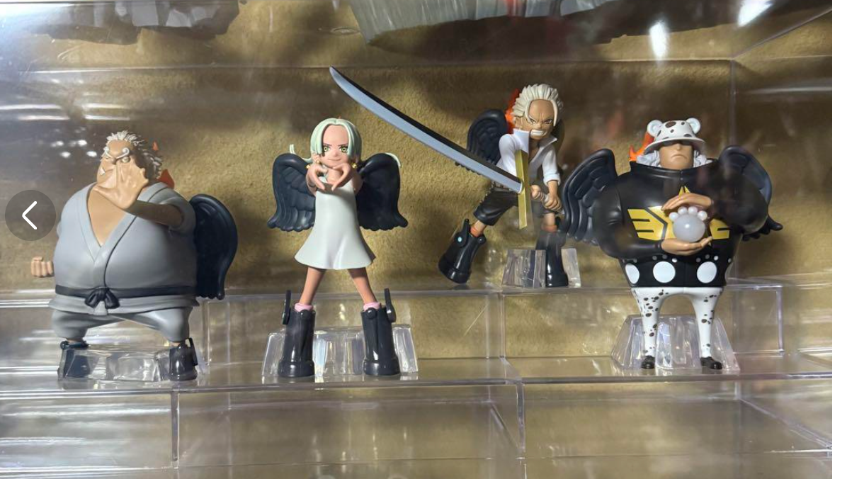 One Piece Future Island Egghead Seraphim Mini Figure set