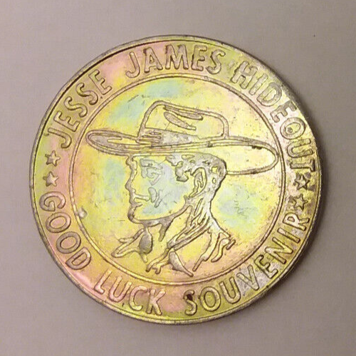 Jesse James Hideout Meramec Caverns Stanton, MO Good Luck Souvenir