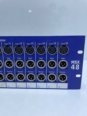 ARX MSX48 16*3 iso Transformer Microphone/Line Splitter | eBay