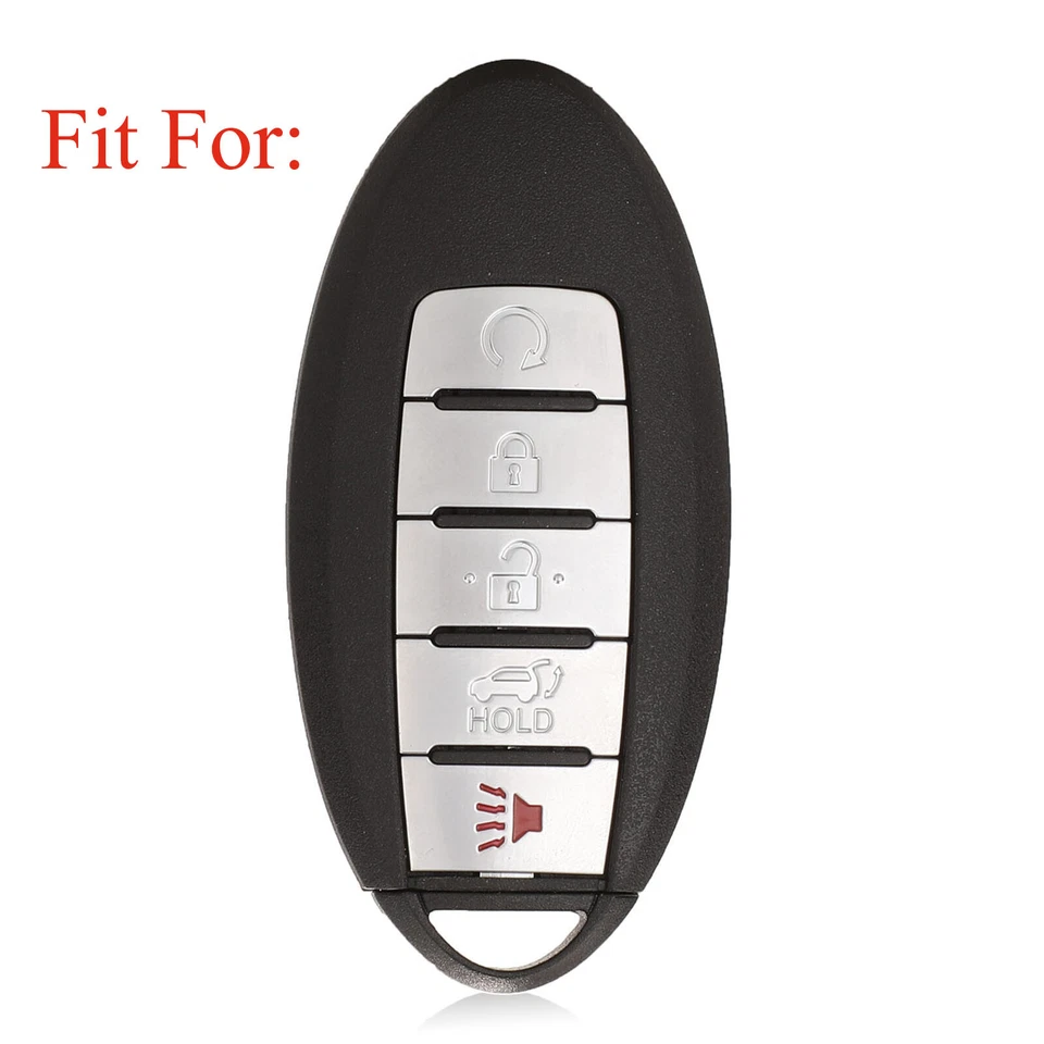Fit Nissan Altima Sentra Rogue Murano 5 Button Smart Key Fob Silicone Case Cover - Image 2 of 4