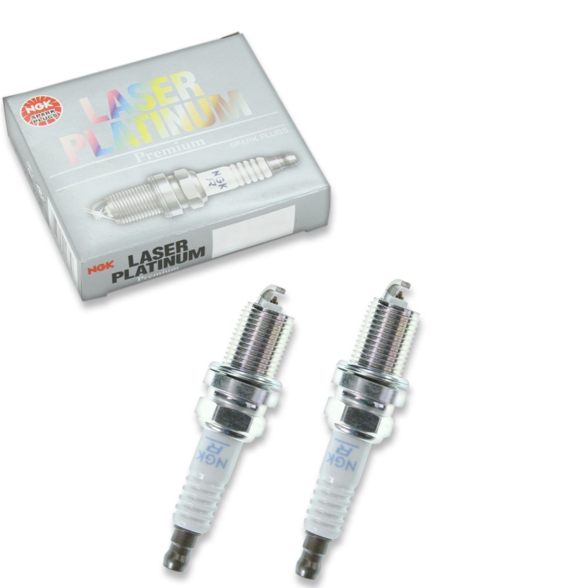 2 pc NGK 5542 PFR6T-10G Laser Platinum Spark Plugs for FR6KPP33X 12787099 ac