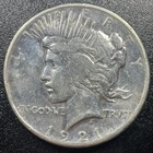 1921 Peace Silver Dollar $1 VF Very Fine Details Polished Better Grade Key Date