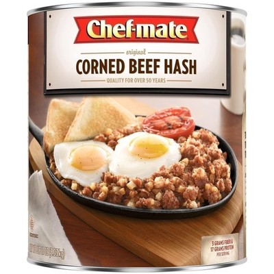 Chef-mate Corned Beef Hash, Canned Food and Canned Meat, 6 lb 11 oz (#10 Can...