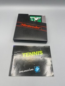 🔥TENNIS NINTENDO NES EUROPEAN VERSION OVP BOXED + ANLEITUNG + modul