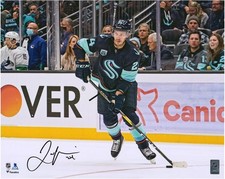 Jamie Oleksiak Seattle Kraken Autographed 16