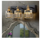 EDISLIVE Orillia 20.5 in. 3-Light Black and Gold Bathroom Vanity Light