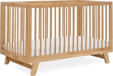 3-in-1 Astin Convertible Baby Crib - Wooden Baby Crib Grows with Your Baby