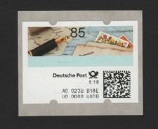 ATM 10, 5.19, B18E, Bonn, 85 Cent, selbstklebend, Automatenmarke RRR, Matrixcode