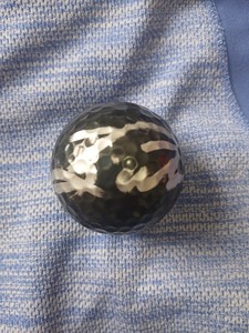 tiger woods signed Nike Black Golf Ball