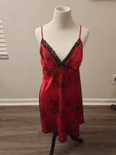 Apt 9 Intimates NWT Crimson Red Lingerie Dress Women s Size Large