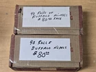 HUGE LOT 80 ROLLS BUFFALO NICKELS 5C FROM ESTATE