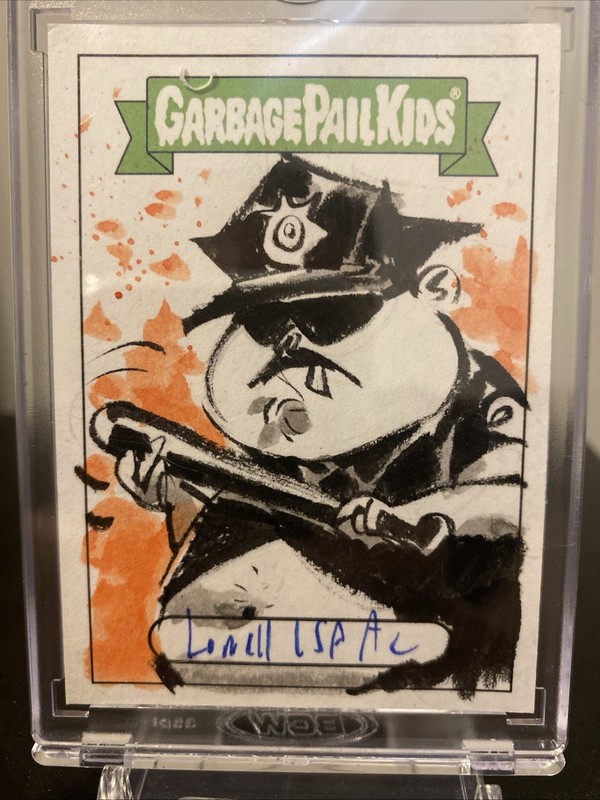 Garbage Pail Kids 1/1 Lowell Isaac Sketch