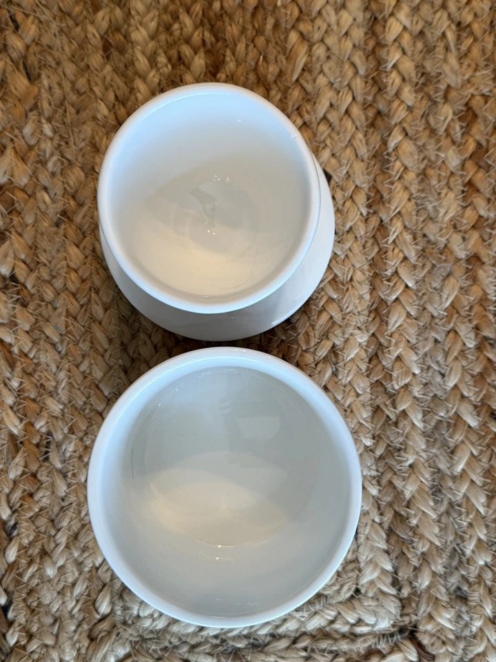 White Porcelain Butter Bell French Country Classic - Image 3 of 4