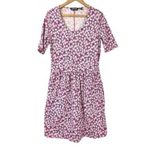 Floral Cotton Ditsy Print Short Sleeve Summer Vacation Dress Size S