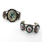 Antonio Yazzie Navajo Sterling MOP Inlay Cuff Ring Necklace Lot of 4 #S4993-1 — photo 4