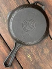 Griswold Cast Iron #3 Hammered Hinged Skillet