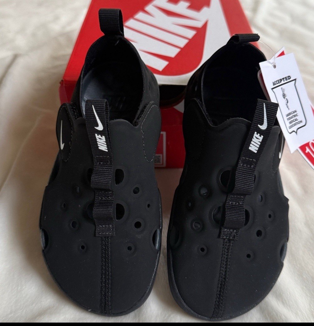 Nike Kids' Sunray Protect 4 Sandal Toddler Size 10C Black thumbnail 4