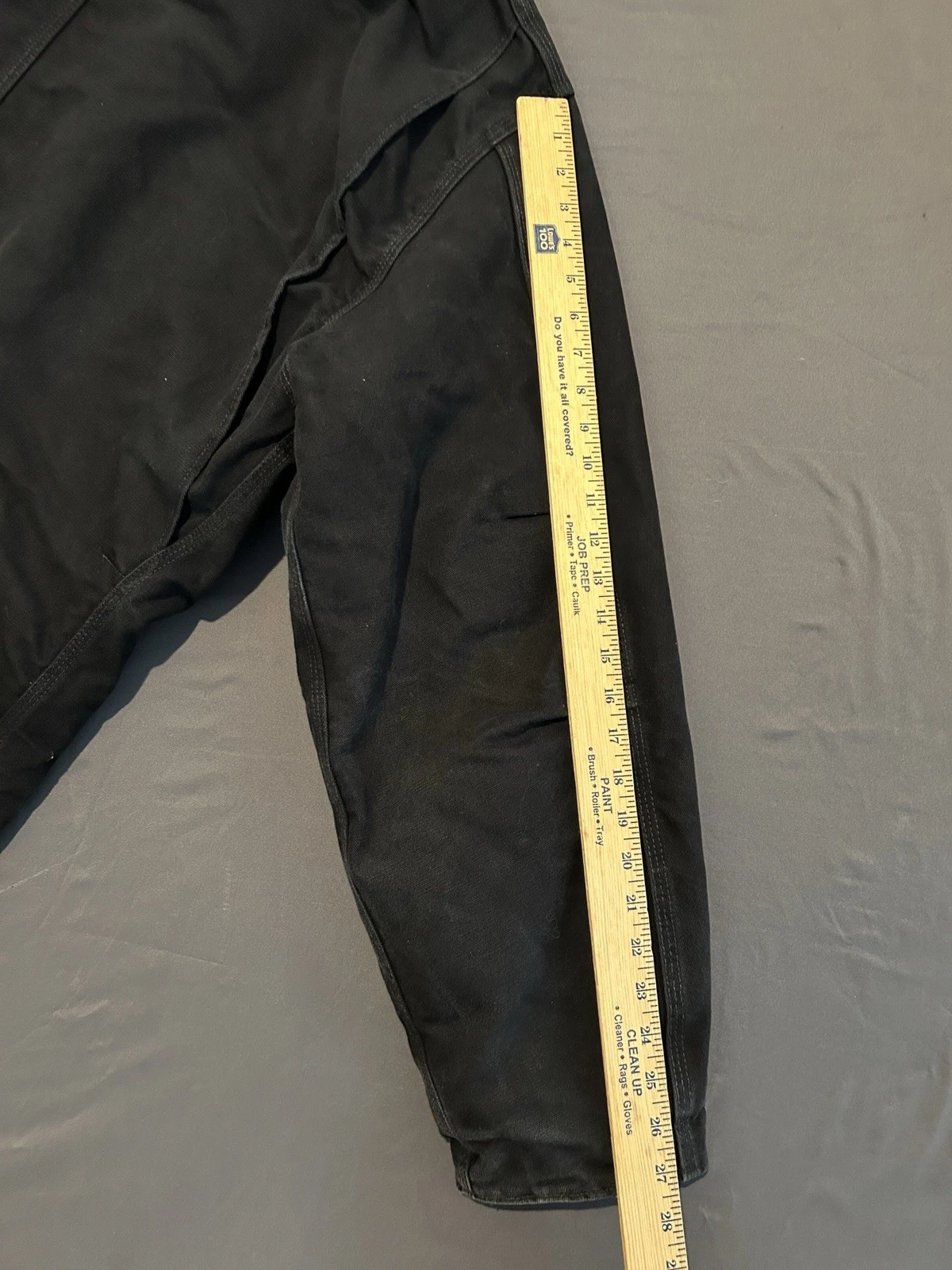 Carhartt Jacket Mens 54 Tall Black C03 Traditional Coat Duck Canvas Distressed image 17