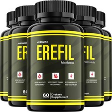 (5 Pack) Erefil for Men Capsules – Erefil Advanced Formula Pills Supplement