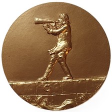 Francia Marítima Medalla de Cobre Le Courrier Maritime de France por Dubois / Terrin