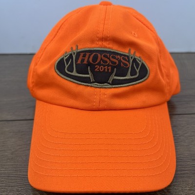 Hoss s Hat Hoss Orange Hat Adjustable Adult Size Hat Orange Cap