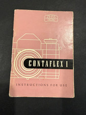 Zeiss Ikon Contaflex I Camera Instructions