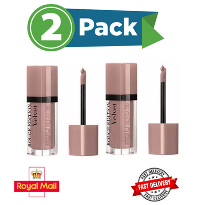 2x Bourjois Rouge Edition Velvet 27 Cafe Ole! Lippenstift UK schnelle Lieferung