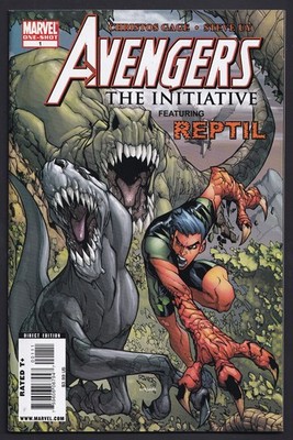Avengers: The Initiative Featuring Reptil #1 Marvel 2009 1st App Reptil