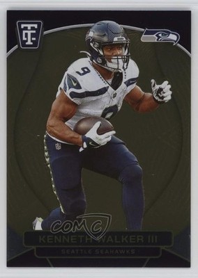 2024 Panini Totally Certified Mirror Neon Orange /399 Kenneth Walker III 1ti6