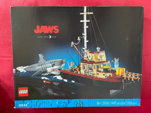 LEGO Ideas Jaws Set - Diorama Kit - Shark Toy with Boat 21350 NEW NIB New in Box