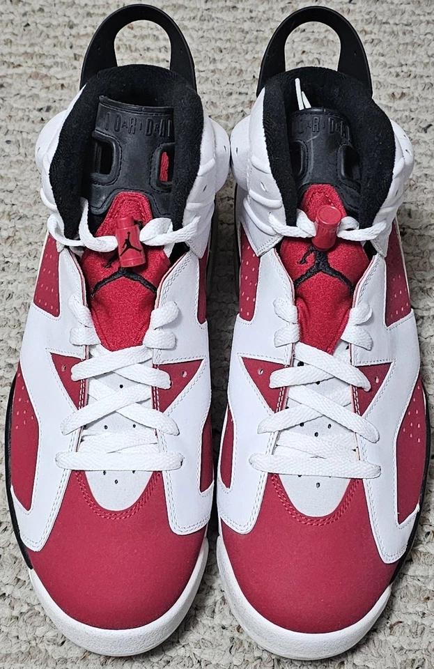 Nike Air Jordan Retro VI 6 Rojo Carmín Colección Cuenta Regresiva Paquete Talla 11 Foto 3 de 4