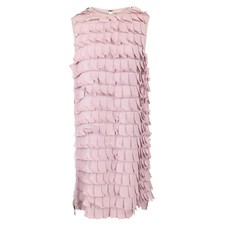 Gucci Vintage Grosgrain 'Post-It' Dress Women Pink Size 42