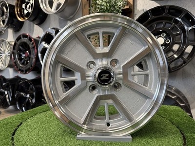 4X 14 Inch 4X114.3 Datsun 280Z Stil Grob Silber Räder Passend Für :