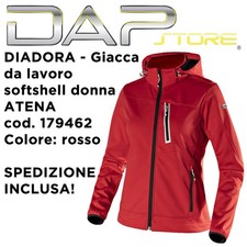 DIADORA - Giacca softshell da donna mod. ATENA cod. 179462.D0220 colore ROSSO