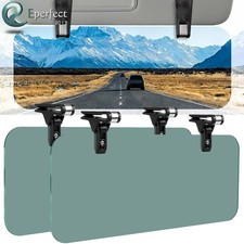 2x Adjustable Car Sun Visor Extender Anti-Glare UV Blocker Protector Universal