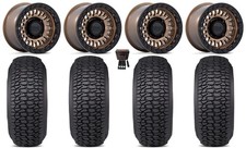 KMC Aztec Beadlock 15" Wheels Br +0mm 30" Regulator 2 Tires Textron Wildcat XX