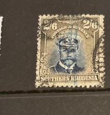 SG 13 SOUTHERN RHODESIA 2/6d GOOD USED.CAT £75