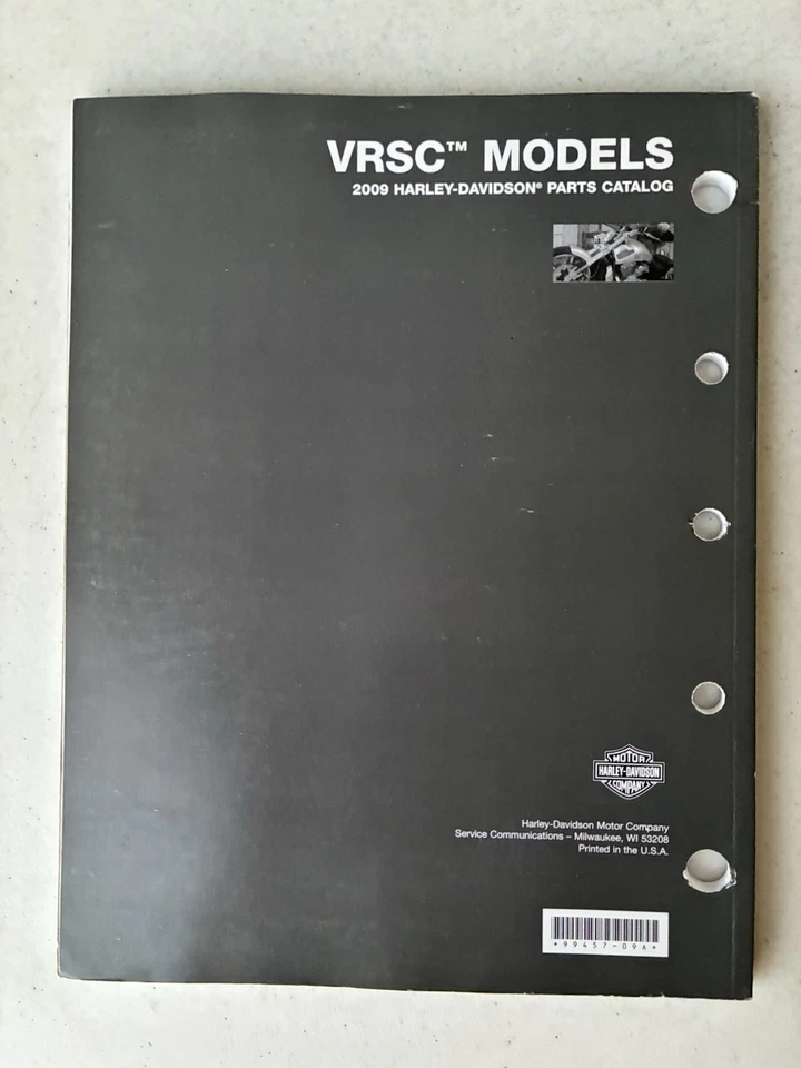 Repuestos originales Harley Davidson V-Rod modelos 2009 P/N 99457-09A (M1) Foto 2 de 4
