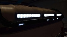 Black Roof Bar + LEDs + LED Bars + Strobes For Volvo FH4 Low Standard 2013-2021
