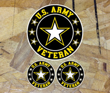 Us Army Veteran Circles Sticker Decals Badge Tool Box Mug Car Truck Choose Size Us Army Veteran Circles Sticker Decals Badge Tool Box Mug Car Truck Choose Size